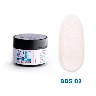 Secret, Камуфлирующий гель Builder gel shimmer BDS02 (15 мл)