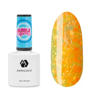 AdriCoco, Гель-лак Bubble gum №04 - сочная папайя (8 мл)