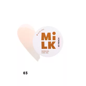 Milk, Холодный гель Modeling Cool Gel №03 French (15 г)