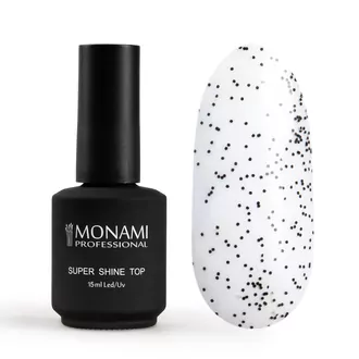 Monami, Топ Super Shine Top MARBLE Black S (15 мл)