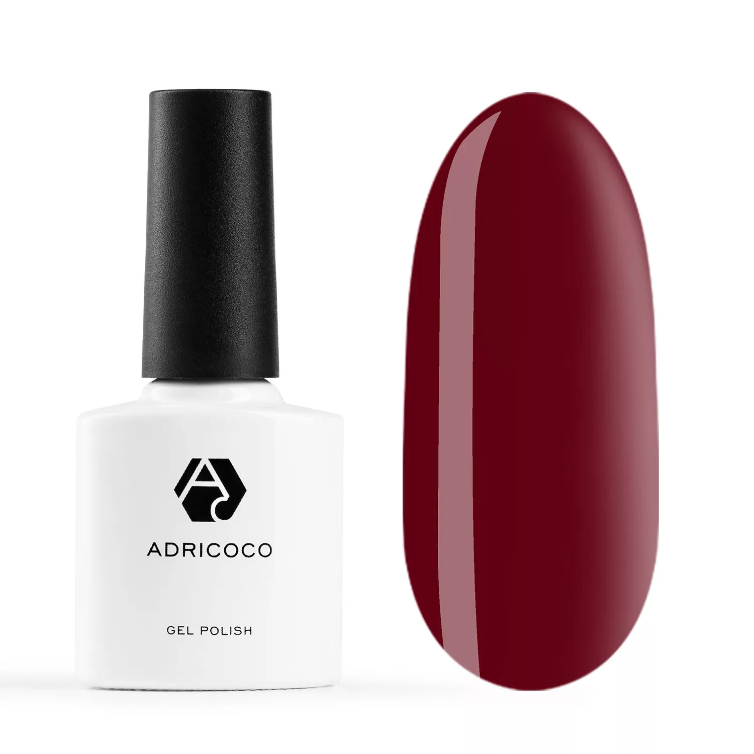 AdriCoco, Гель-лак №020 - Рубиновый (8 мл)