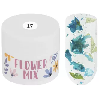 Irisk, Гель-лак каучуковый Flower Mix №17 (5 мл)