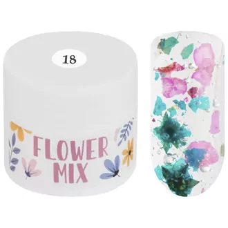 Irisk, Гель-лак каучуковый Flower Mix №18 (5 мл)