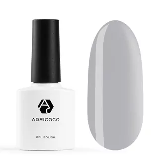 AdriCoco, Гель-лак №180 - Классический серый (8 мл)