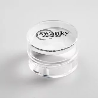 Swanky Stamping, Штамп прозрачный, силиконовый, круглый (4 см)