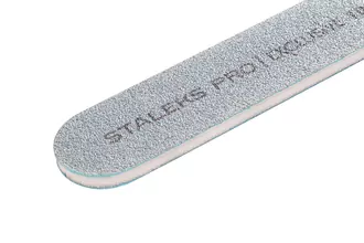Staleks, Пилка прямая минеральная для ногтей Exclusive 100/100 грит