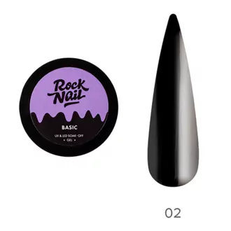 RockNail, Гель-краска 02 Total Black (3 г)
