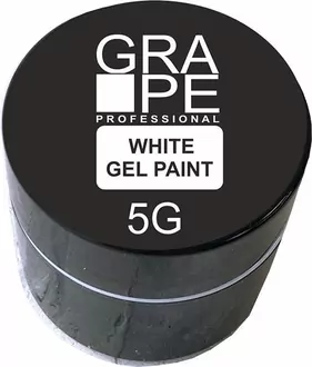 Grape, Гель-краска GEL PAINT White (5 гр)