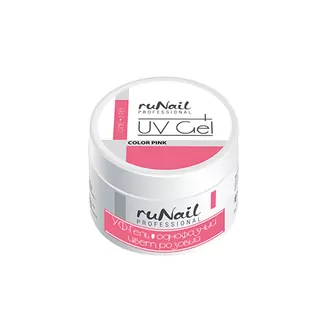 ruNail, Однофазный УФ-гель - Розовый (30 г)