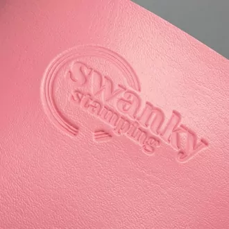 Swanky Stamping, Кейс для пластин, на 20 пластин Розовый