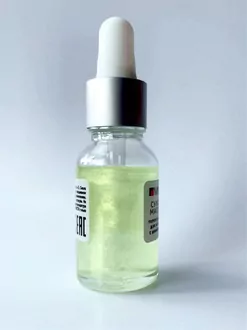 MILV, Сухое укрепляющее масло для ногтей с шиммером - Lychee (15 мл)