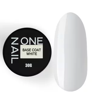 OneNail, Base Coat White шайба (30 мл)