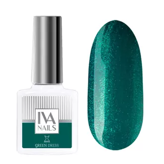 Iva Nails, Гель-лак Green Dress №4 (8 мл)