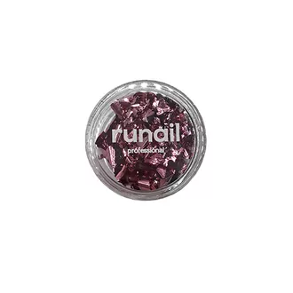 ruNail, Дизайн для ногтей Фольга поталь, розовое золото