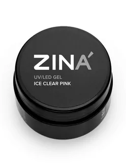 Zina, Гель однофазный Ice Clear Pink (15 г)