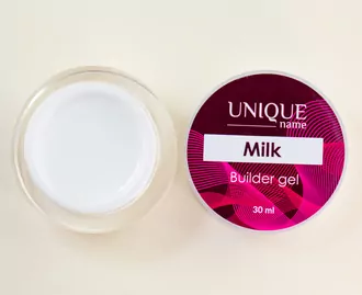 Unique, Гель моделирующий Builder gel Milk (30 мл)