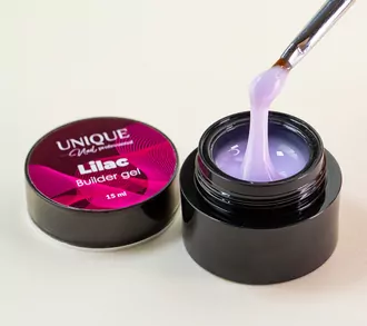 Unique, Гель моделирующий Builder gel Lilac (15 мл)