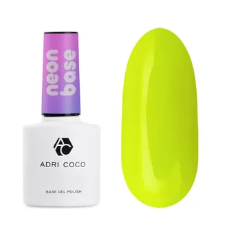 AdriCoco, Цветная база Neon base №01 - спелый ананас (8 мл)