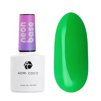 AdriCoco, Цветная база Neon base №06 - зеленое киви (8 мл)