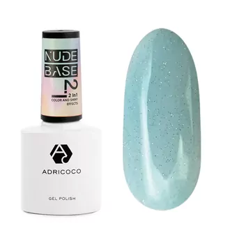 AdriCoco, Светоотражающая цветная база Nude Base 2 in 1 №03 - Bliss (8 мл)