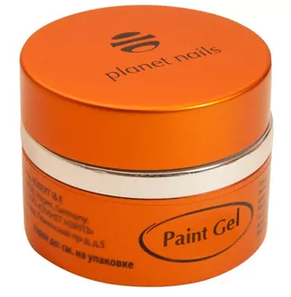 Planet Nails, Гель-краска Paint Gel, золотая (5 г)