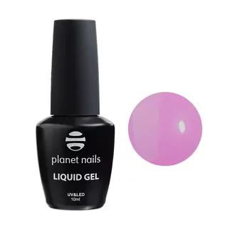 Planet Nails, Гель Liquid Gel Pink моделирующий ярко-розовый (10 мл)