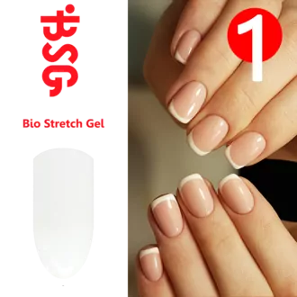 BSG, Цветная гель-краска White french для френча, белая плотная (5 мл)