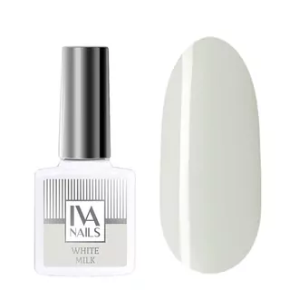 Iva Nails, Гель-лак White Milk (8 мл)