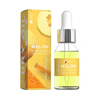 MILV, Сухое укрепляющее масло для ногтей Melon (15 мл)
