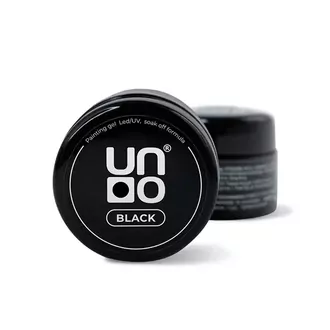 Uno, Гель-краска № 002, черная (5 г)