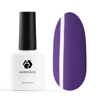 AdriCoco, Гель-лак №125 - Серовато-фиолетовый (8 мл)