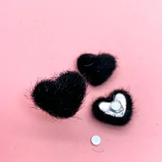 Zoo Nail Art, Сердечко на магните, чёрное