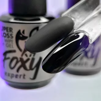 Foxy Expert, Топ без липкого слоя No wipe top gel Super Gloss (10 мл)