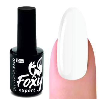Foxy Expert, Гель-лак Идеальный белый №140 (8 мл)