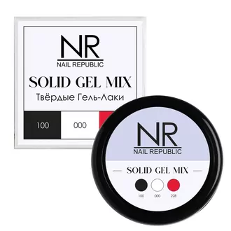 Nail Republic, Твердые гель-лаки Solid Gel Mix Pallete 07 (100,000,228)
