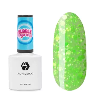 AdriCoco, Гель-лак Bubble gum №06 - бодрящий лайм (8 мл)