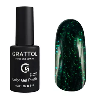 Grattol, Гель-лак Luxury Stones - Emerald №01 (9 мл)