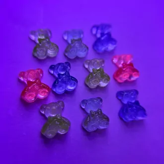Zoo Nail Art, Фигурки объёмные Медвежата (10 шт) 