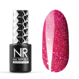 Nail Republic, Гель-лак Bright Flash №1096 (10 мл)