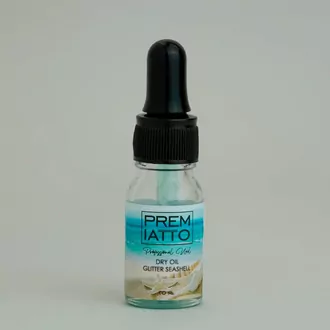 Premiatto, Сухое масло для кутикулы с мерцанием Glitter Seashell (10 мл)
