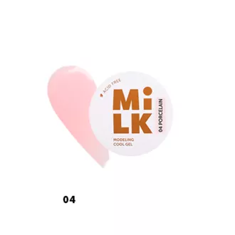 Milk, Холодный гель Modeling Cool Gel №01 Porcelain (15 г) 