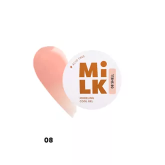 Milk, Холодный гель Modeling Cool Gel №08 Shell (15 г)