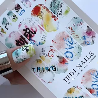IBDI, пленки для маникюра SPLASH GRAFFITI 12