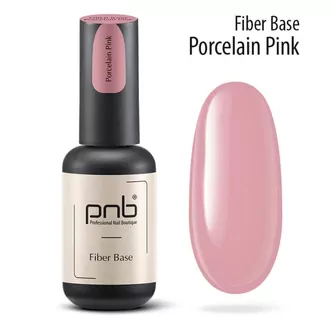 PNB, База Fiber Base Porcelain Pink (8 мл)