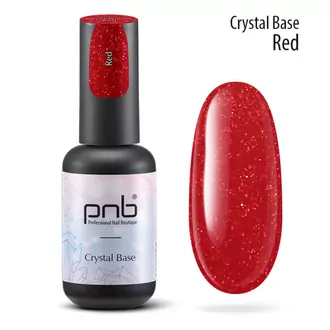 PNB, База светоотражающая Crystal Base Red UV/LED (8 мл)
