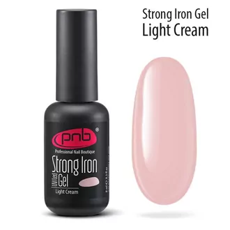 PNB, Конструирующий гель Strong Iron Light cream (8 мл)