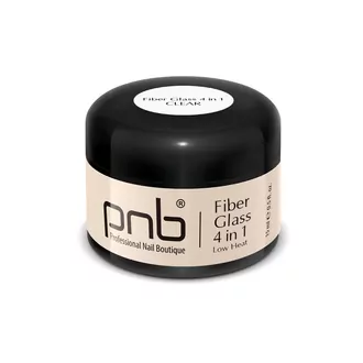 PNB, Гель Fiber Glass gel 4 in 1 - Clear (15 мл)