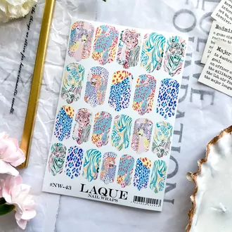 LAQUE, Пленки Nail Wraps №43 LAQUE, Пленки Nail Wraps №43