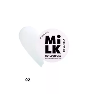 Milk, Густой гель-билдер Builder Cool Gel №02 Vanilla (15 г)