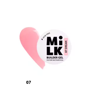 Milk, Густой гель-билдер Builder Cool Gel №07 Dream (15 г)